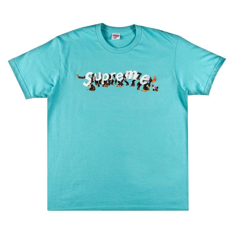 Supreme Apes T-Shirt Light Teal