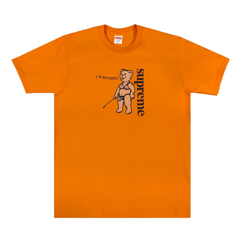 Supreme Not Sorry T-Shirt Orange