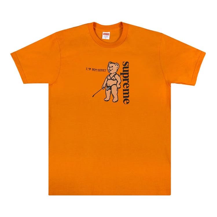 Supreme Not Sorry T-Shirt Orange