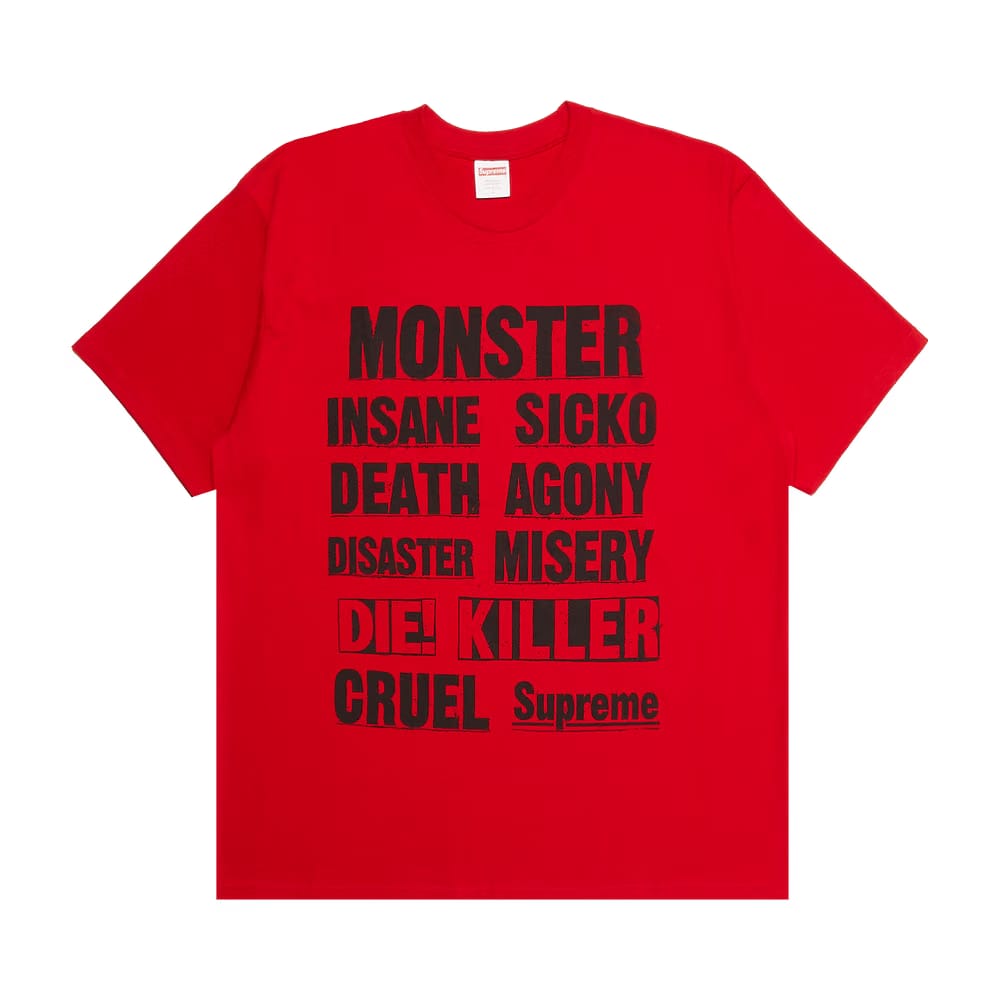 Supreme Monster T-Shirt Red