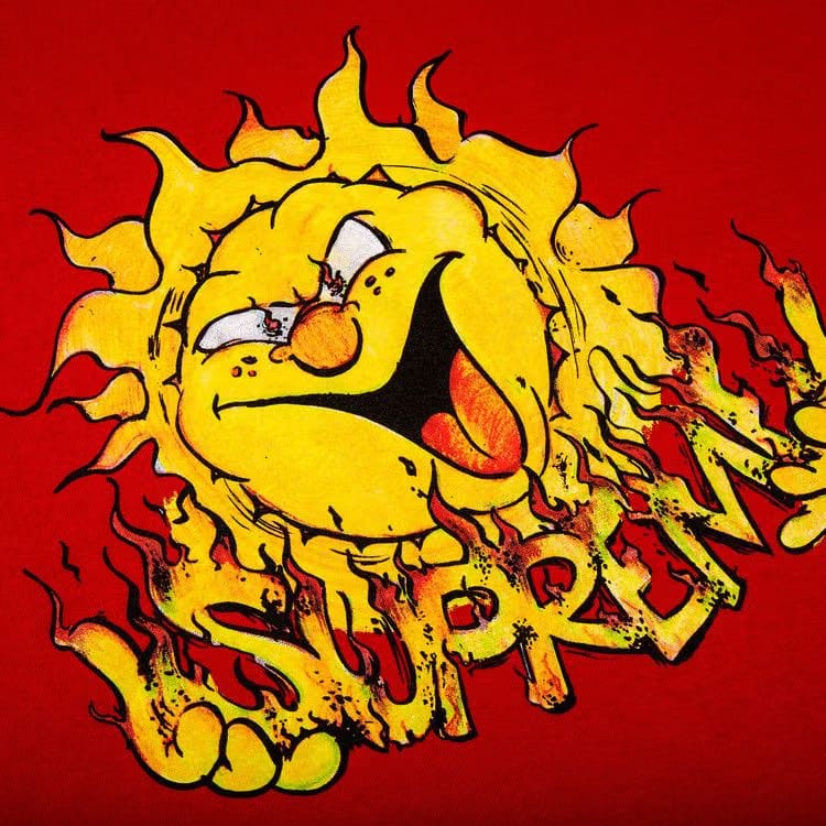 Supreme Sun T-Shirt Red