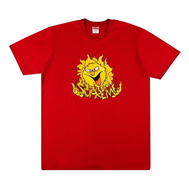Supreme Sun T-Shirt Red