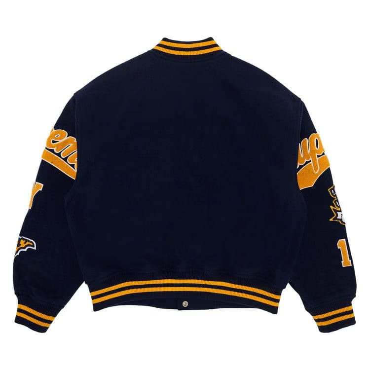 Supreme Veritas Varsity Jacket Navy