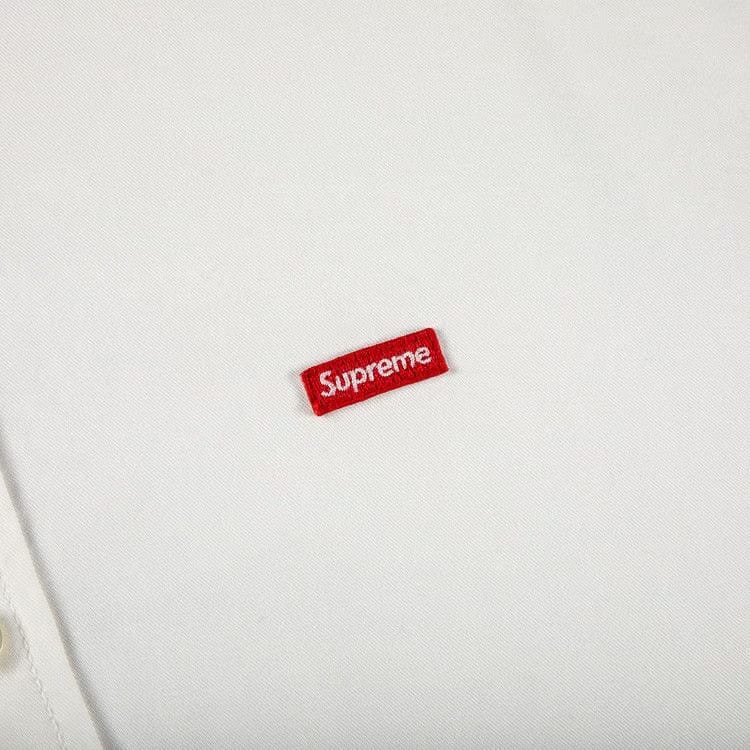 Supreme Small Box Twill Shirt White