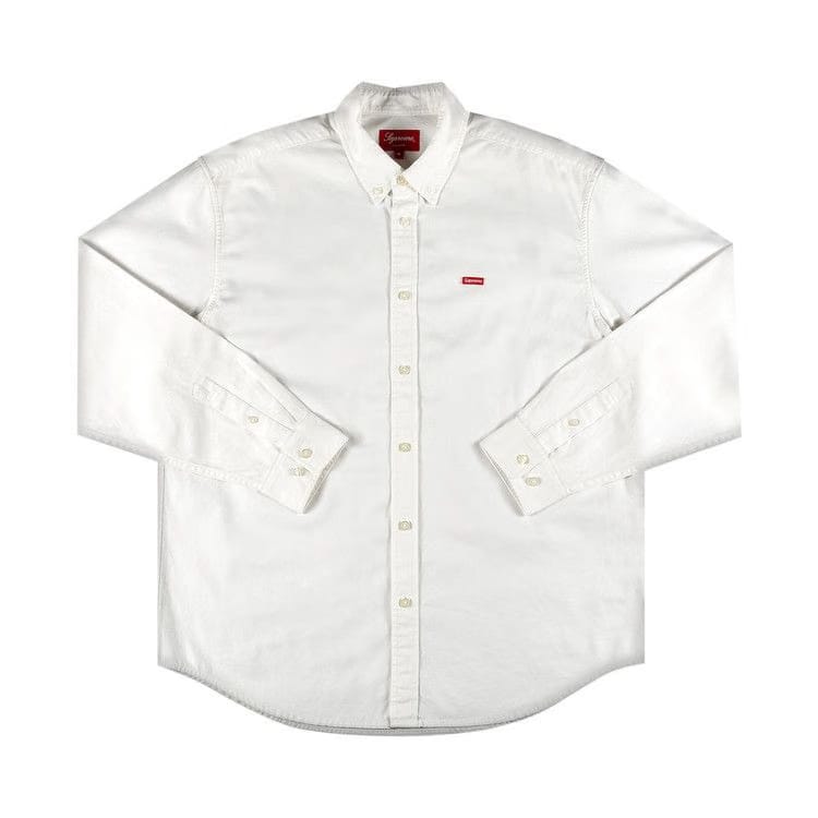 Supreme Small Box Twill Shirt White