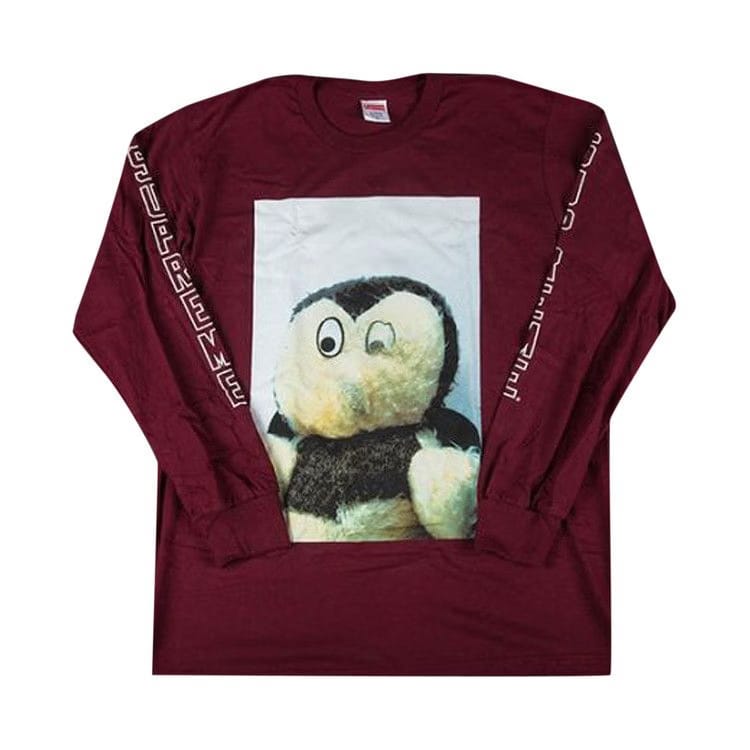 Supreme x Mike Kelley Ahh...Youth! Long-Sleeve T-Shirt Burgundy