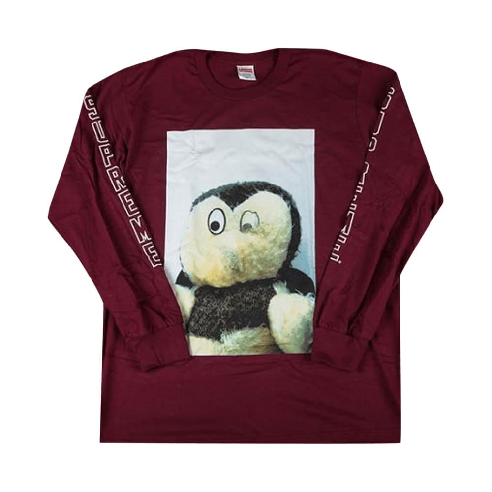 Supreme x Mike Kelley Ahh...Youth! Long-Sleeve T-Shirt Burgundy