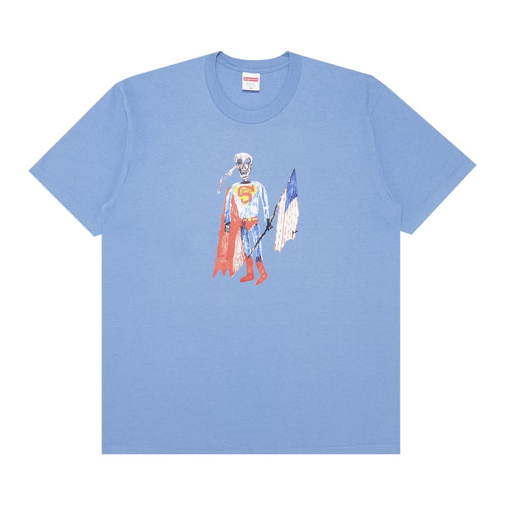 Supreme Skeleton T-Shirt Dusty Light Royal