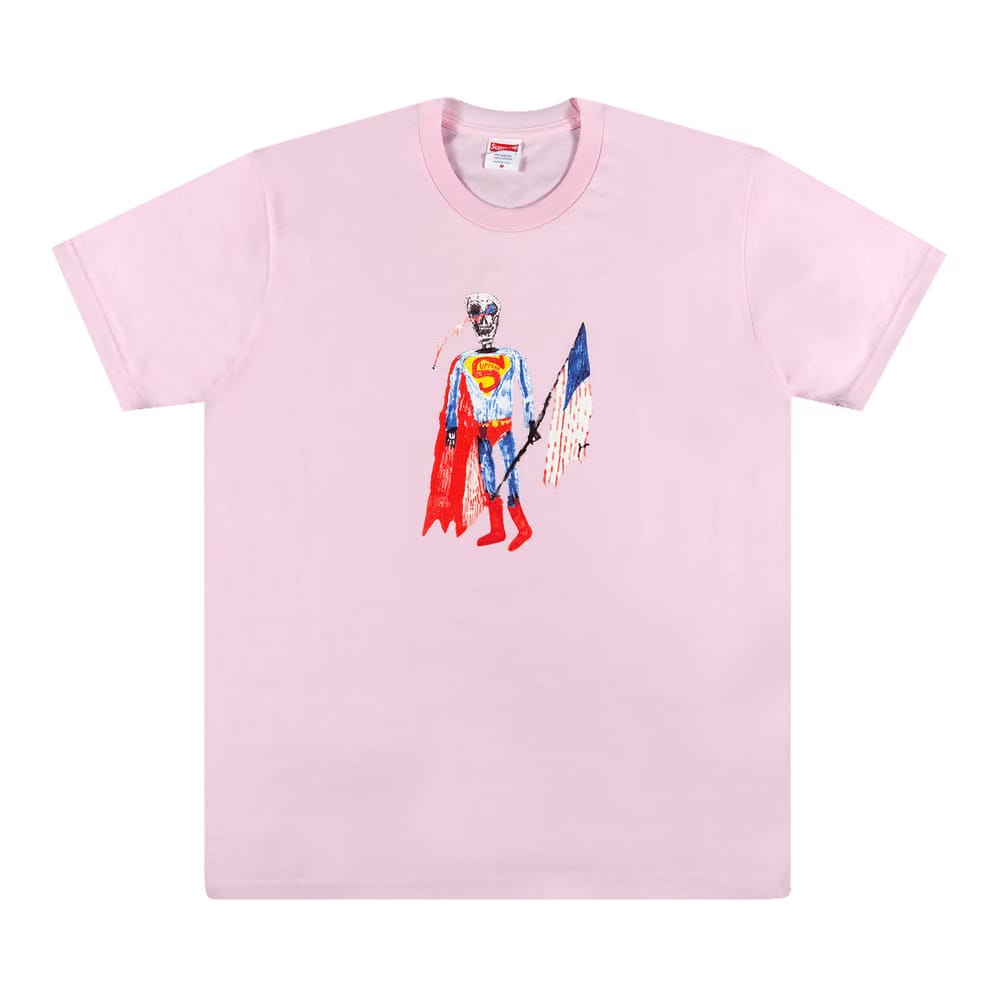 Supreme Skeleton T-Shirt Light Pink