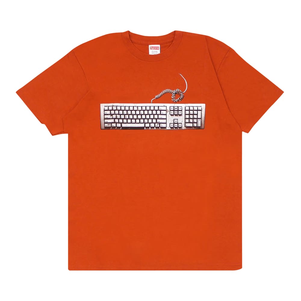 Supreme Keyboard T-Shirt Rust