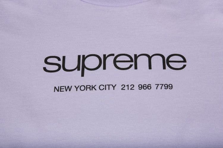 Supreme Shop T-Shirt Light Purple