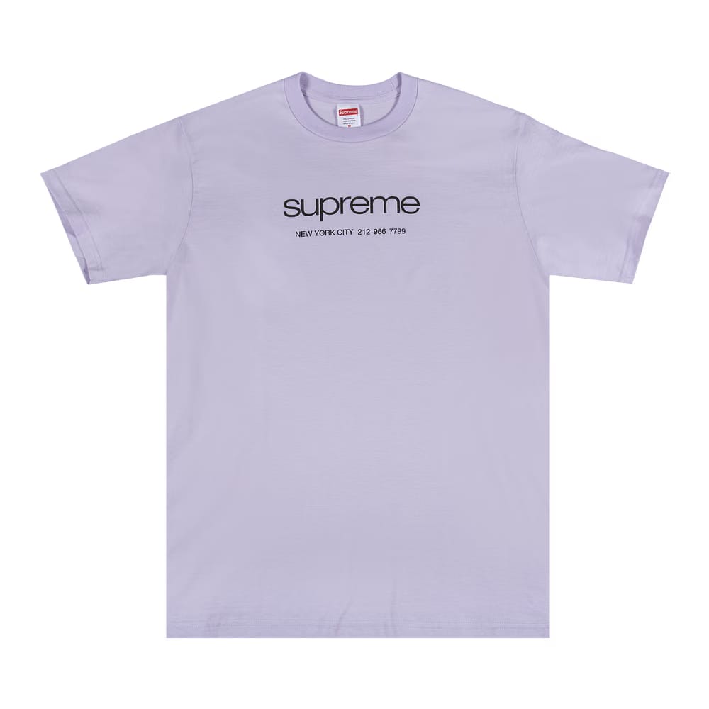Supreme Shop T-Shirt Light Purple