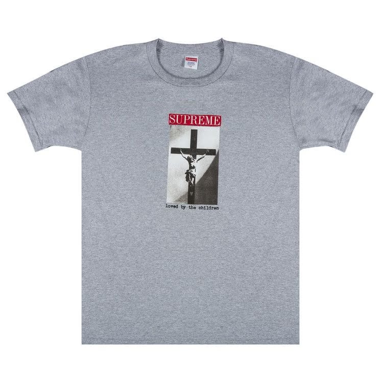Supreme Loved By The Children T-Shirt Heather Grey