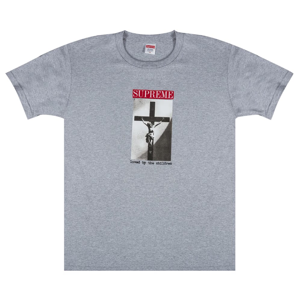 Supreme Loved By The Children T-Shirt Heather Grey