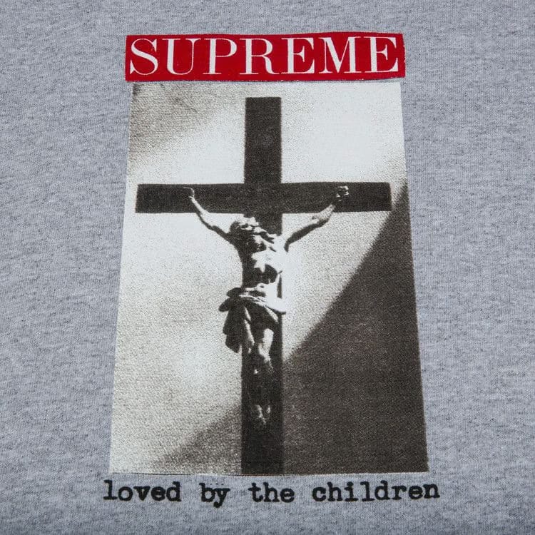Supreme Loved By The Children T-Shirt Heather Grey