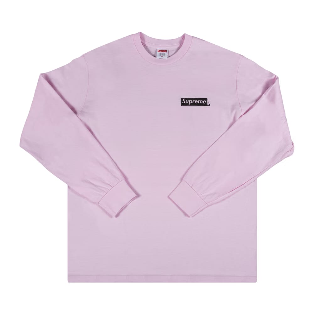 Supreme Sacred Unique Long-Sleeve T-Shirt Light Pink