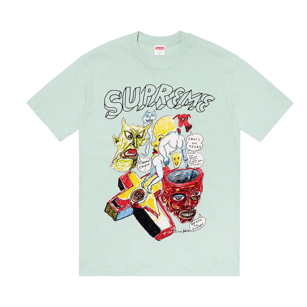 Supreme x Daniel Johnston T-Shirt Light Teal