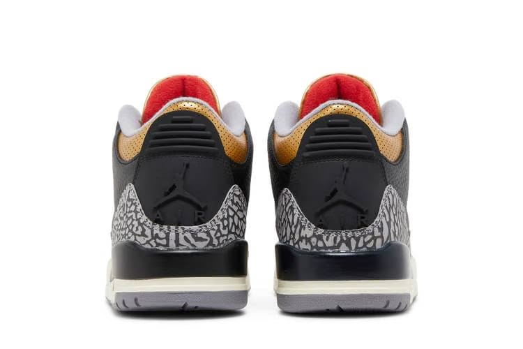 WomenS Air Jordan 3 Black Gold