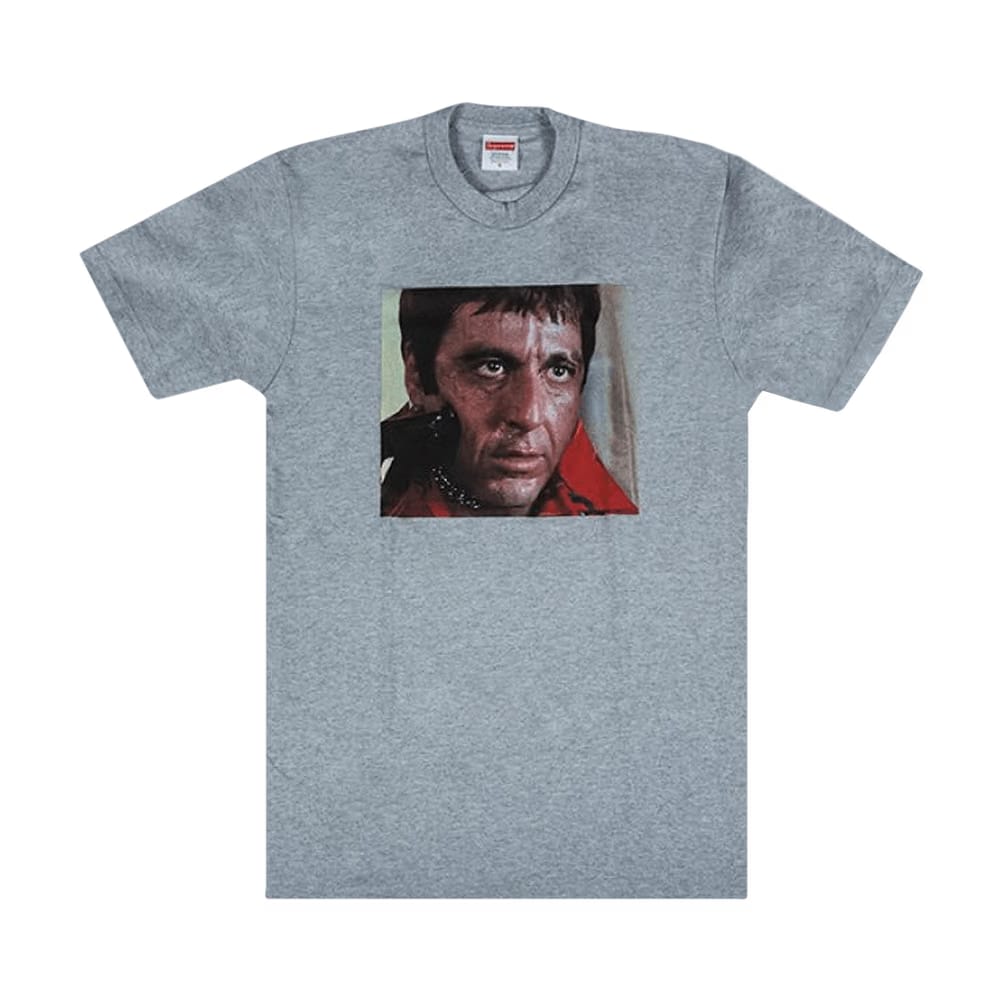 Supreme Scarface Shower T-Shirt Heather Grey