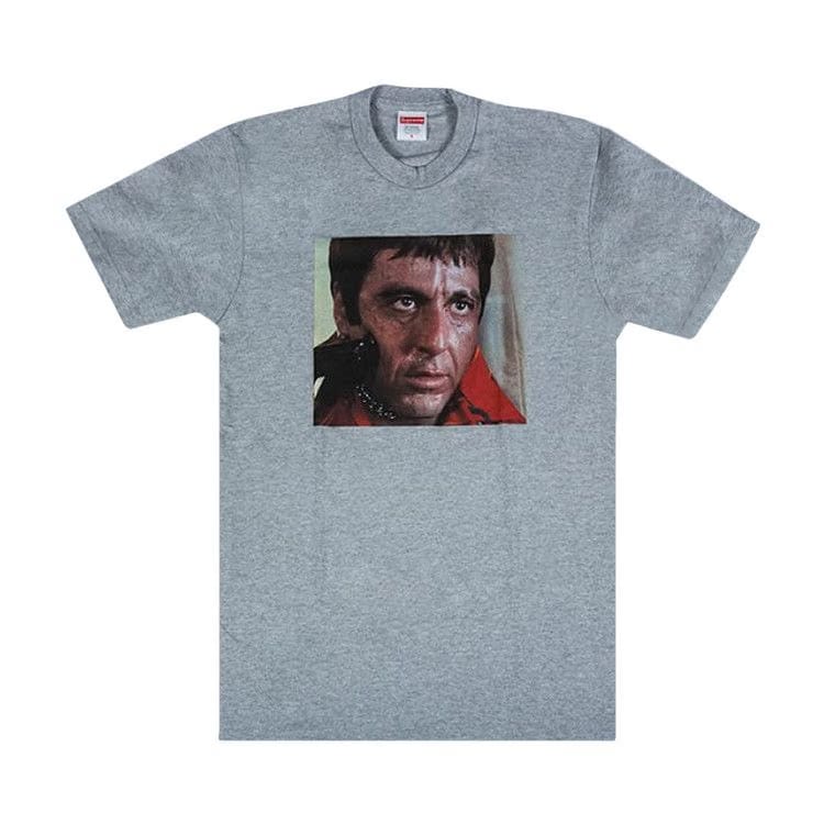 Supreme Scarface Shower T-Shirt Heather Grey