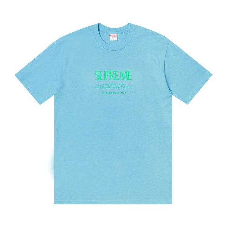 Supreme Anno Domini T-Shirt Light Blue