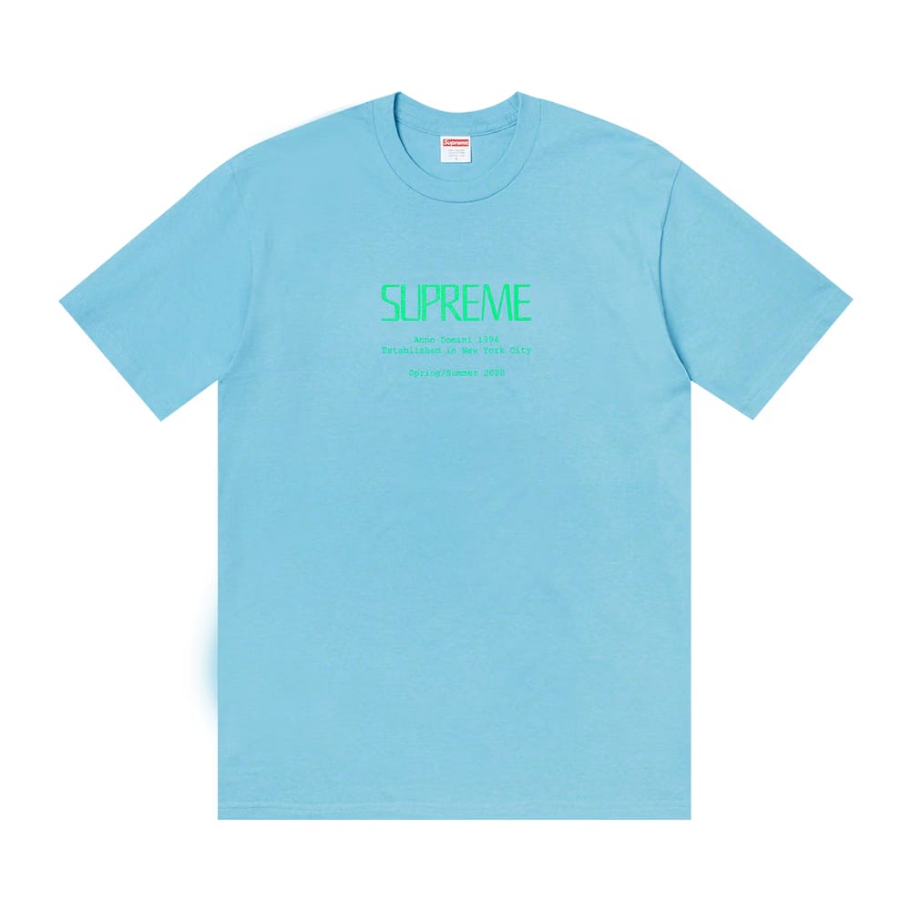 Supreme Anno Domini T-Shirt Light Blue
