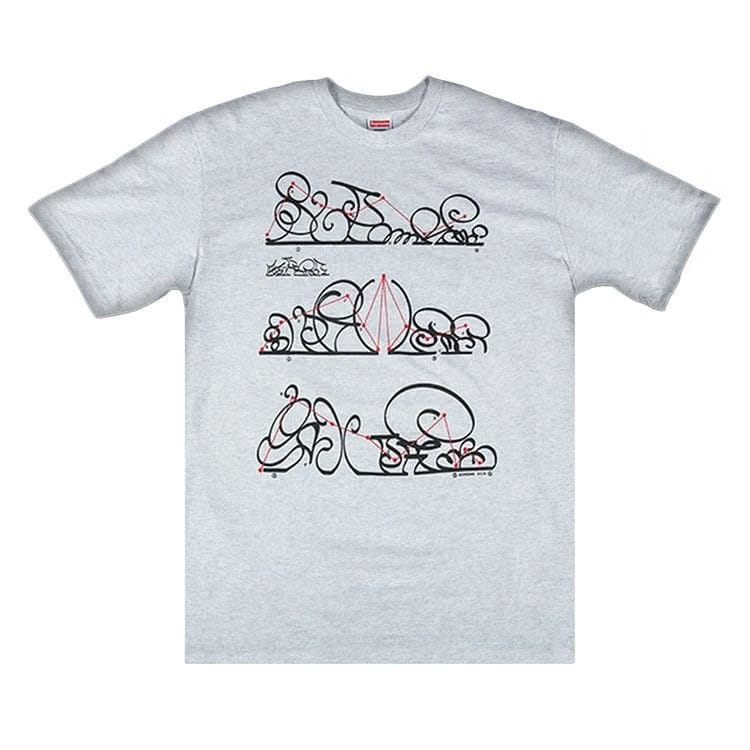 Supreme System T-Shirt Ash Grey