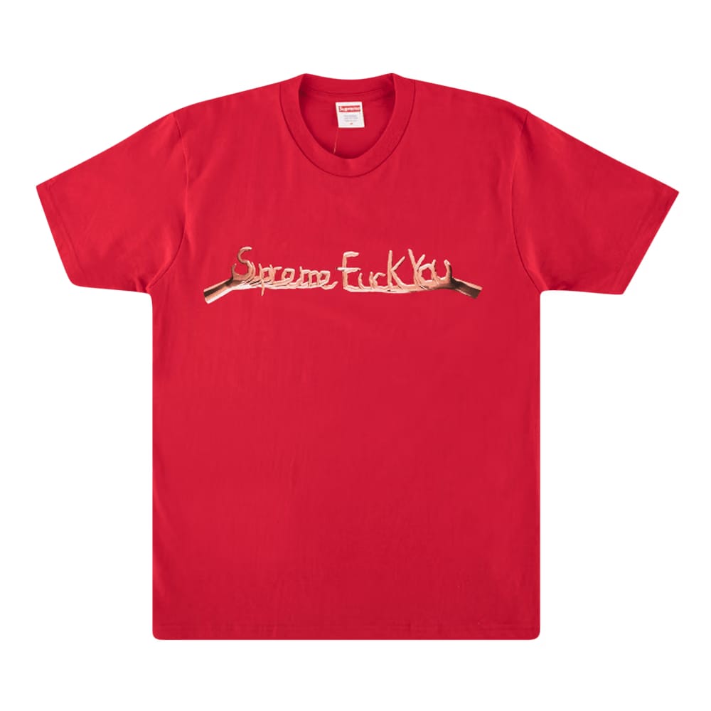 Supreme Fuck You T-Shirt Red