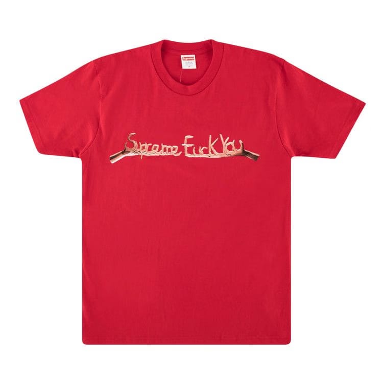 Supreme Fuck You T-Shirt Red