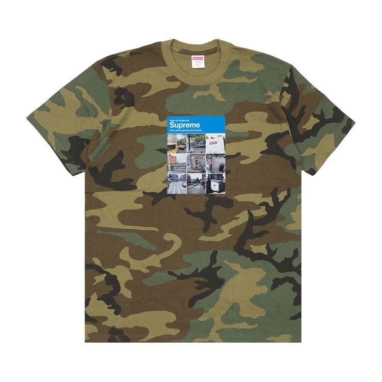 Supreme Verify T-Shirt Woodland Camo