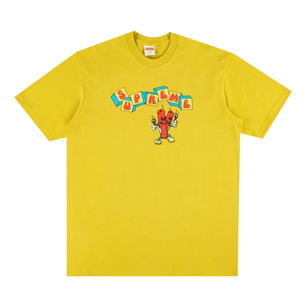 Supreme Dynamite T-Shirt Acid Yellow