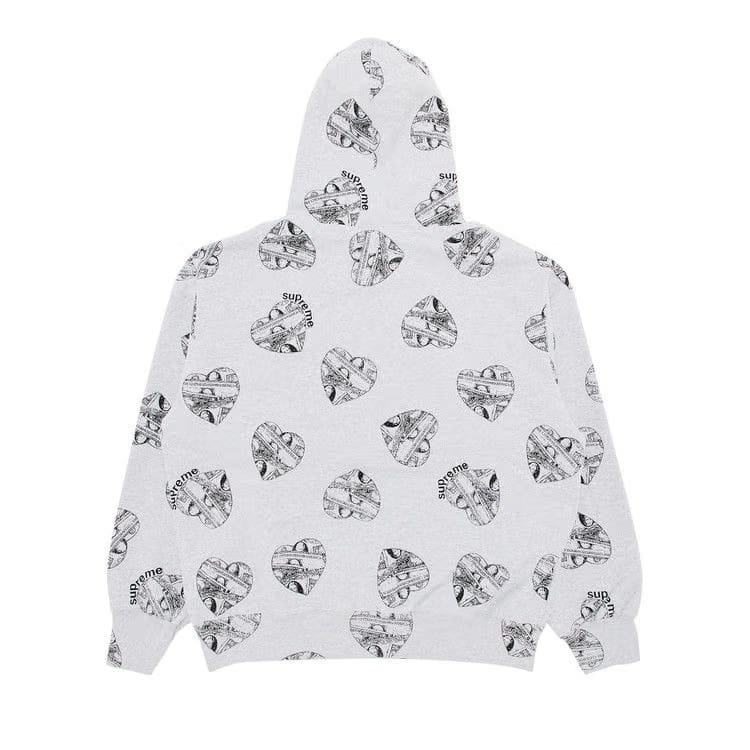 Supreme Love Cash Hoodie Ash Grey