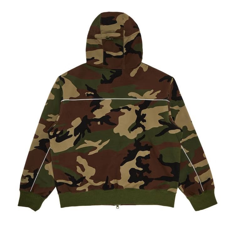 Supreme WINDSTOPPER Zip Up Hoodie Woodland Camo