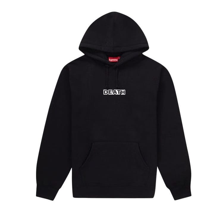 Supreme x Gilbert & George Death Hoodie Black