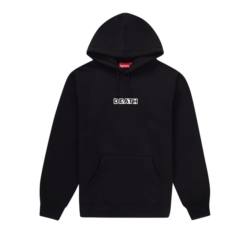 Supreme x Gilbert & George Death Hoodie Black