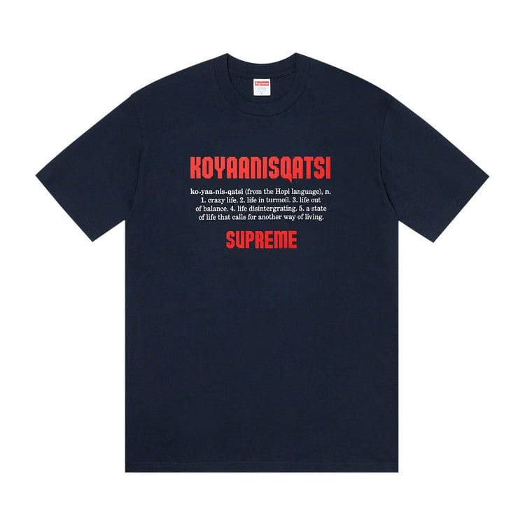 Supreme Koyaanisqatsi T-Shirt Navy
