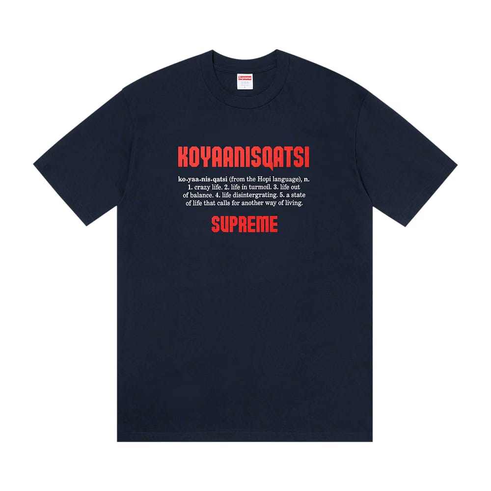 Supreme Koyaanisqatsi T-Shirt Navy