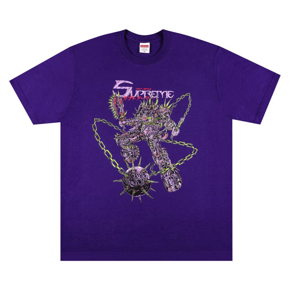 Supreme Spikes T-Shirt Purple