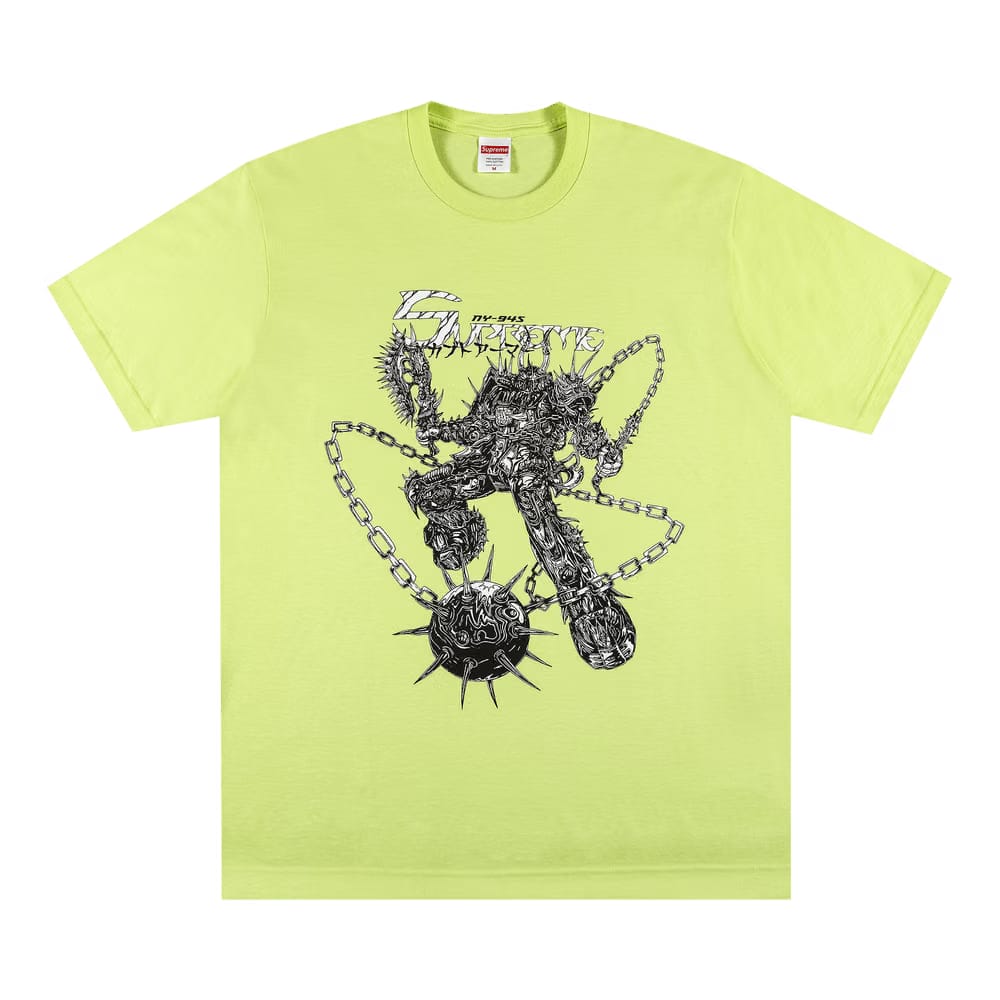 Supreme Spikes T-Shirt Neon Green