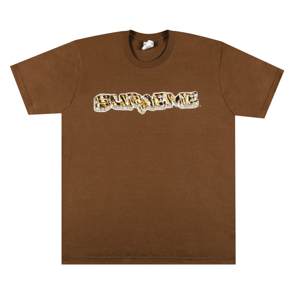 Supreme Diamond T-Shirt Brown