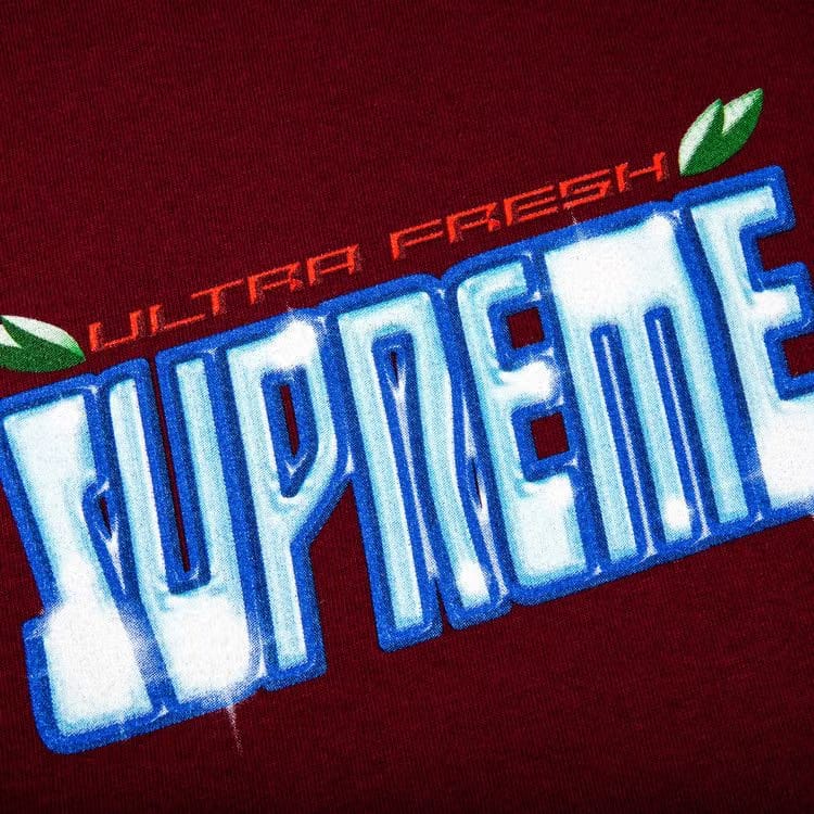 Supreme Ultra Fresh T-Shirt Burgundy