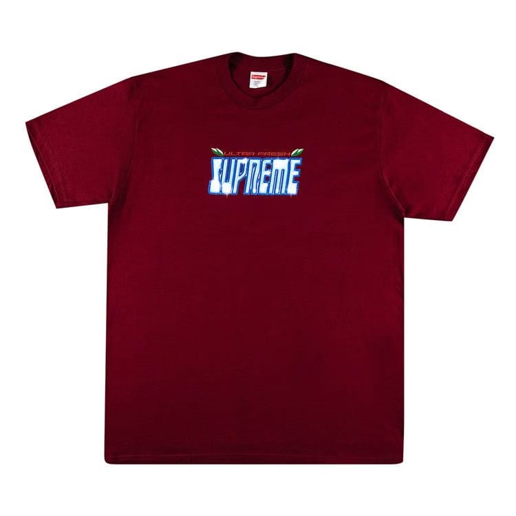 Supreme Ultra Fresh T-Shirt Burgundy