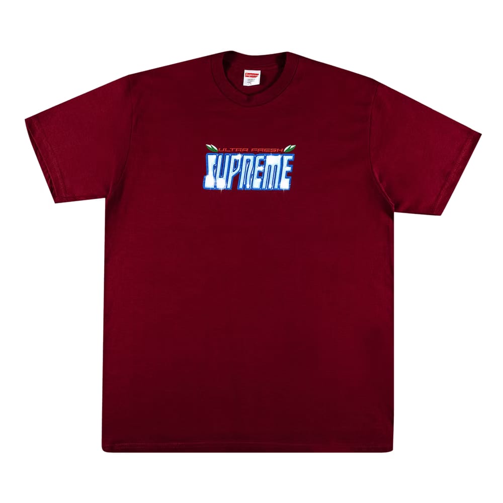 Supreme Ultra Fresh T-Shirt Burgundy