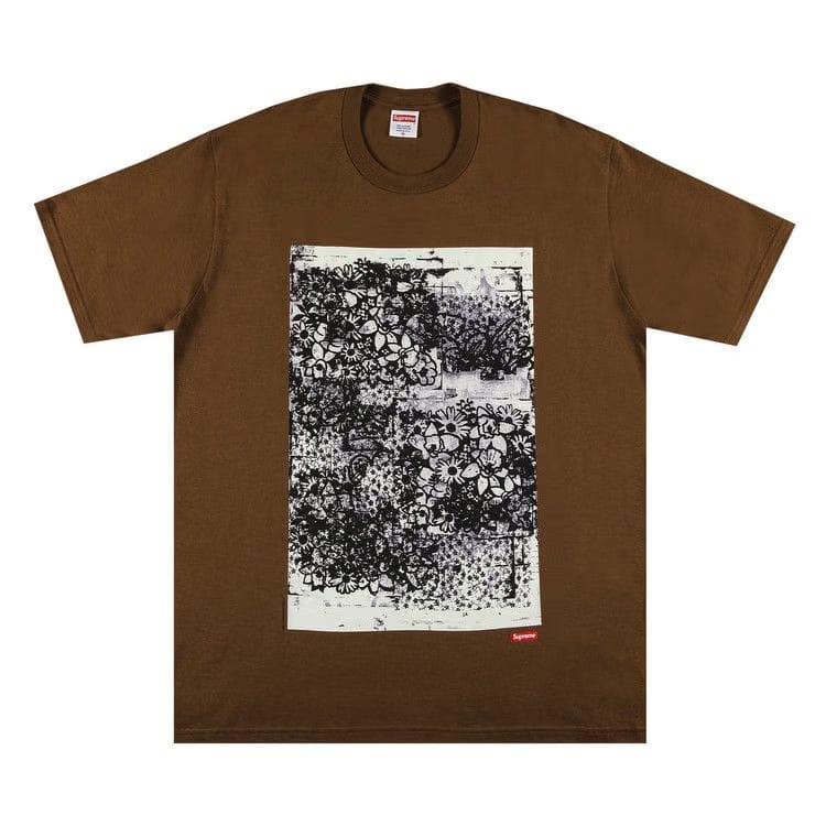 Supreme x Christopher Wool 1995 T-Shirt Brown