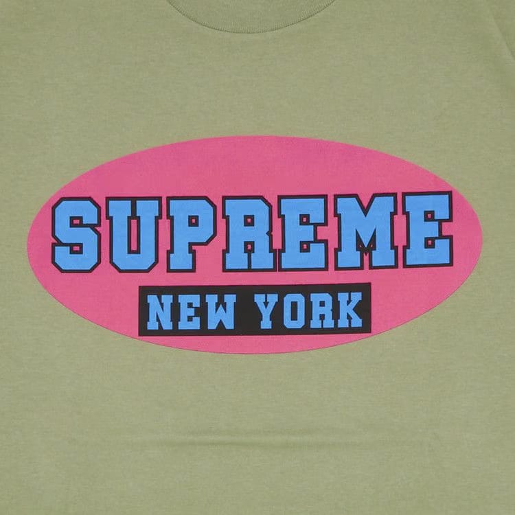 Supreme New York T-Shirt Light Olive