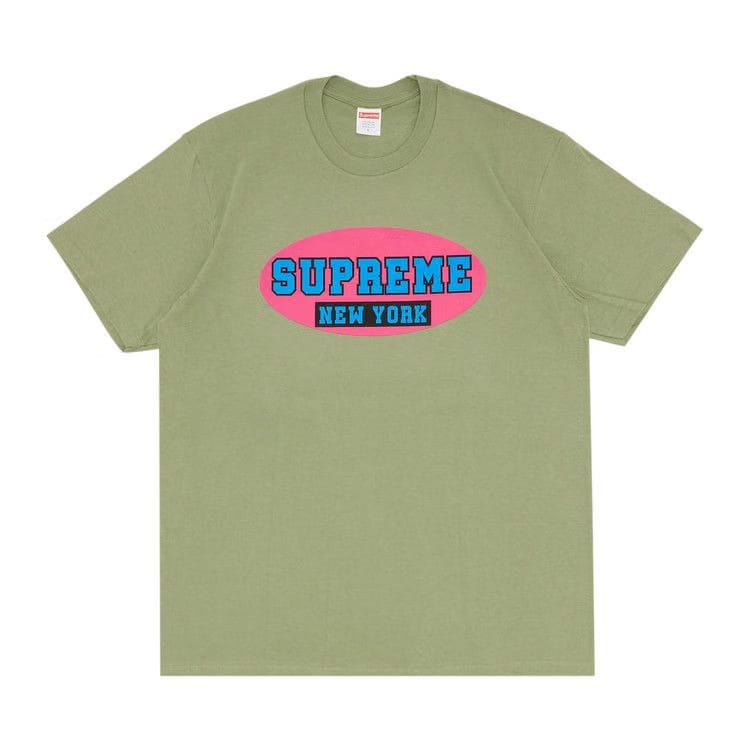 Supreme New York T-Shirt Light Olive