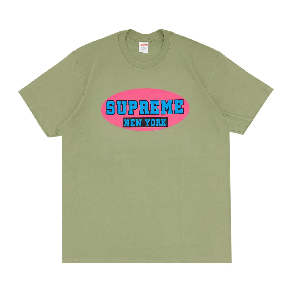 Supreme New York T-Shirt Light Olive