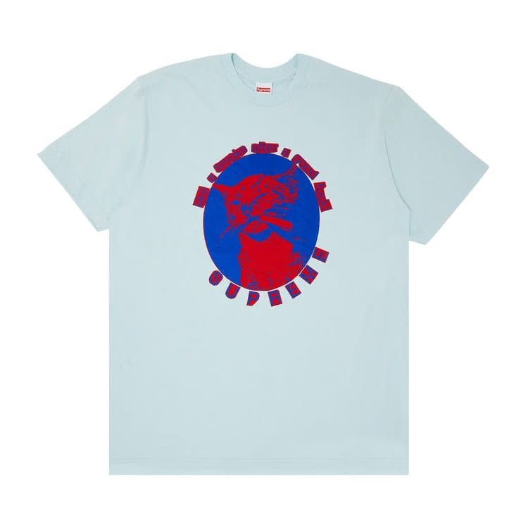 Supreme Smoke T-Shirt Pale Blue