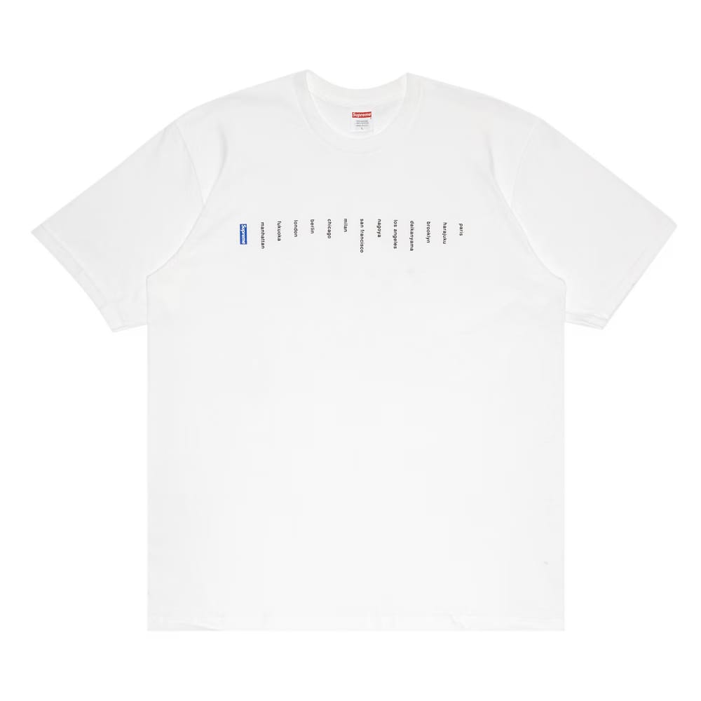 Supreme Location T-Shirt White