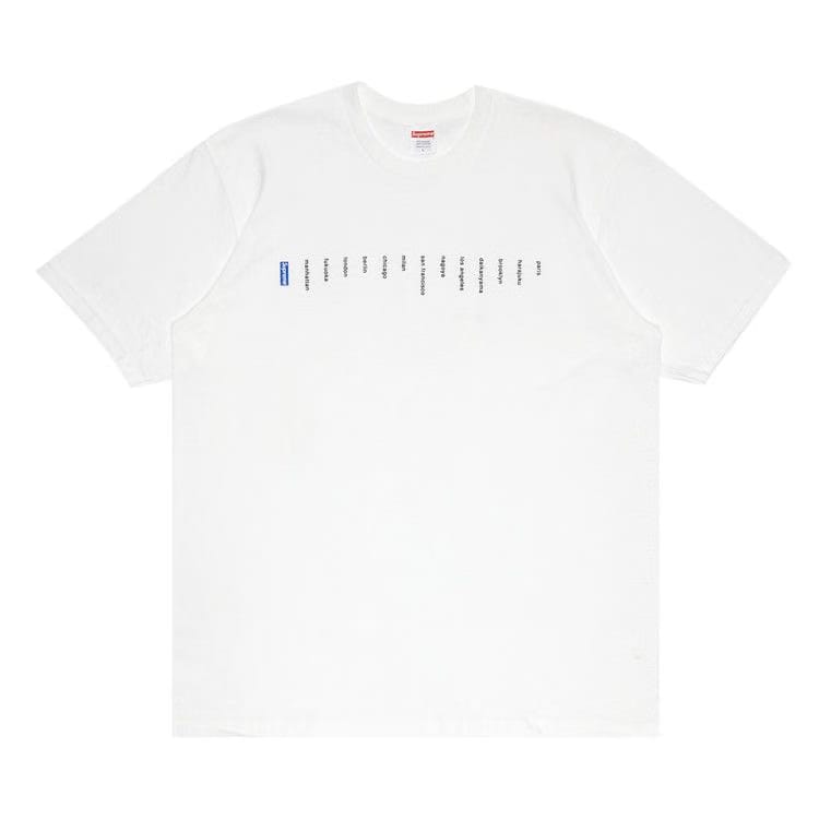 Supreme Location T-Shirt White